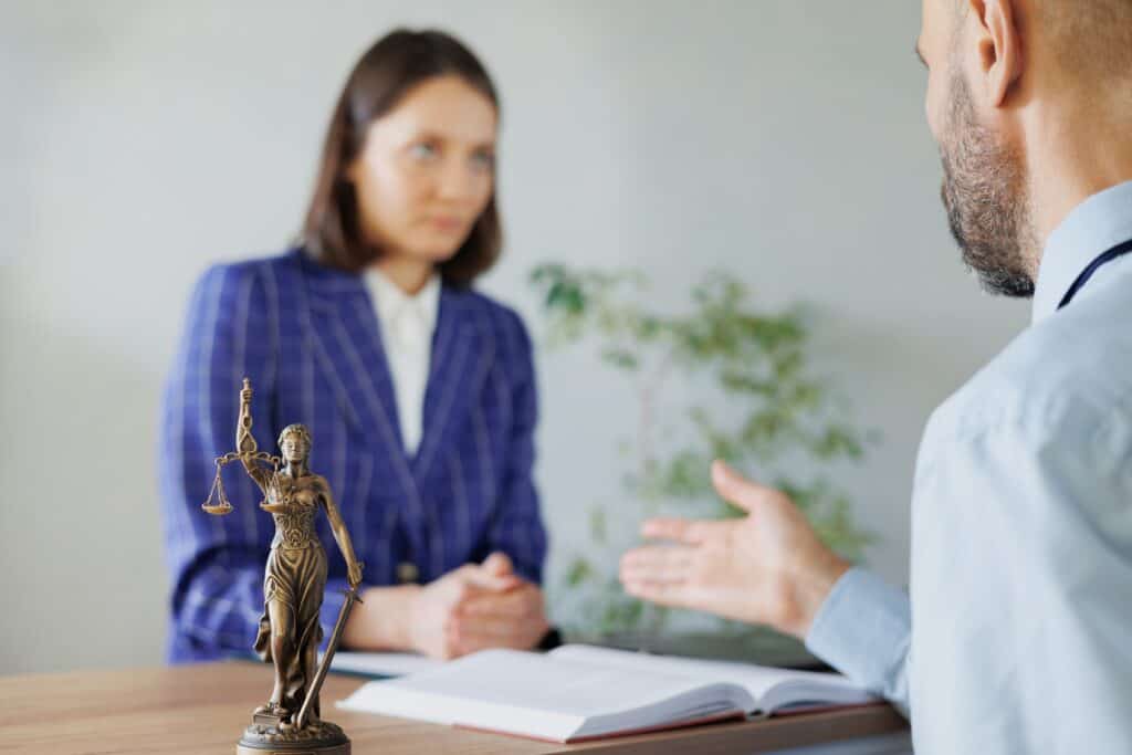 Nurse discusses drug possession charges with a nurse for lawyers